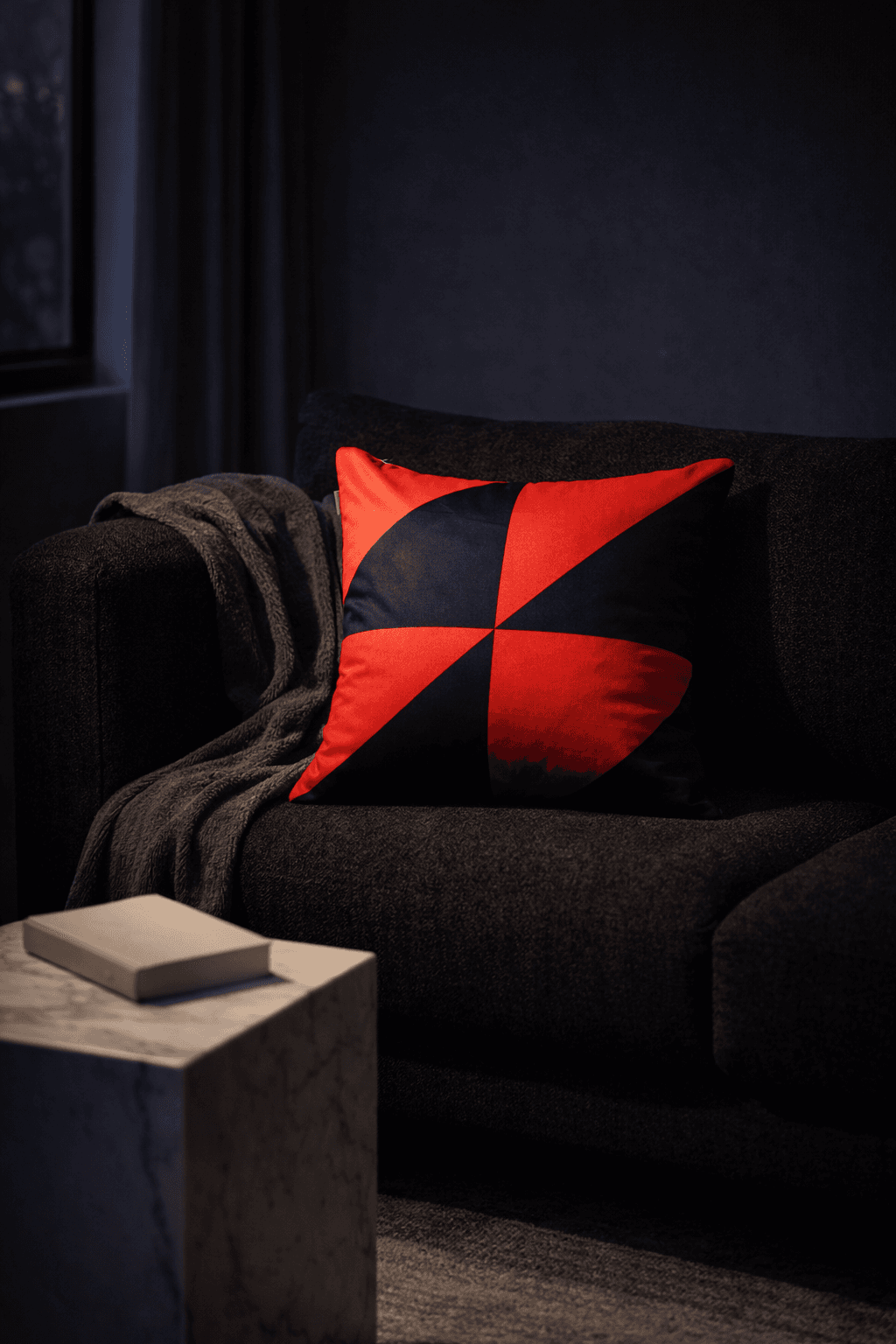 Ember Night Pillow styled