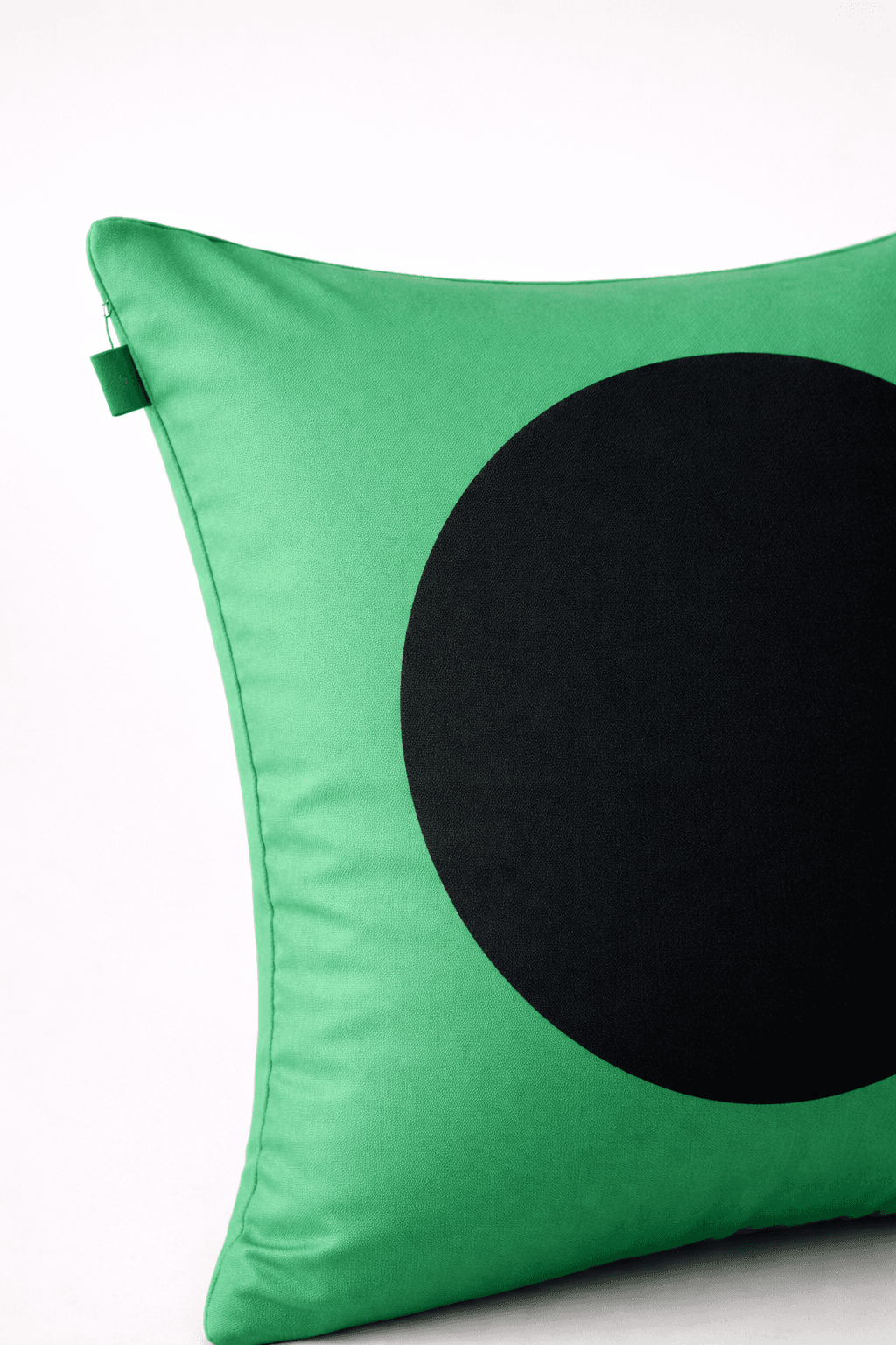 Emerald Eclipse Pillow close up