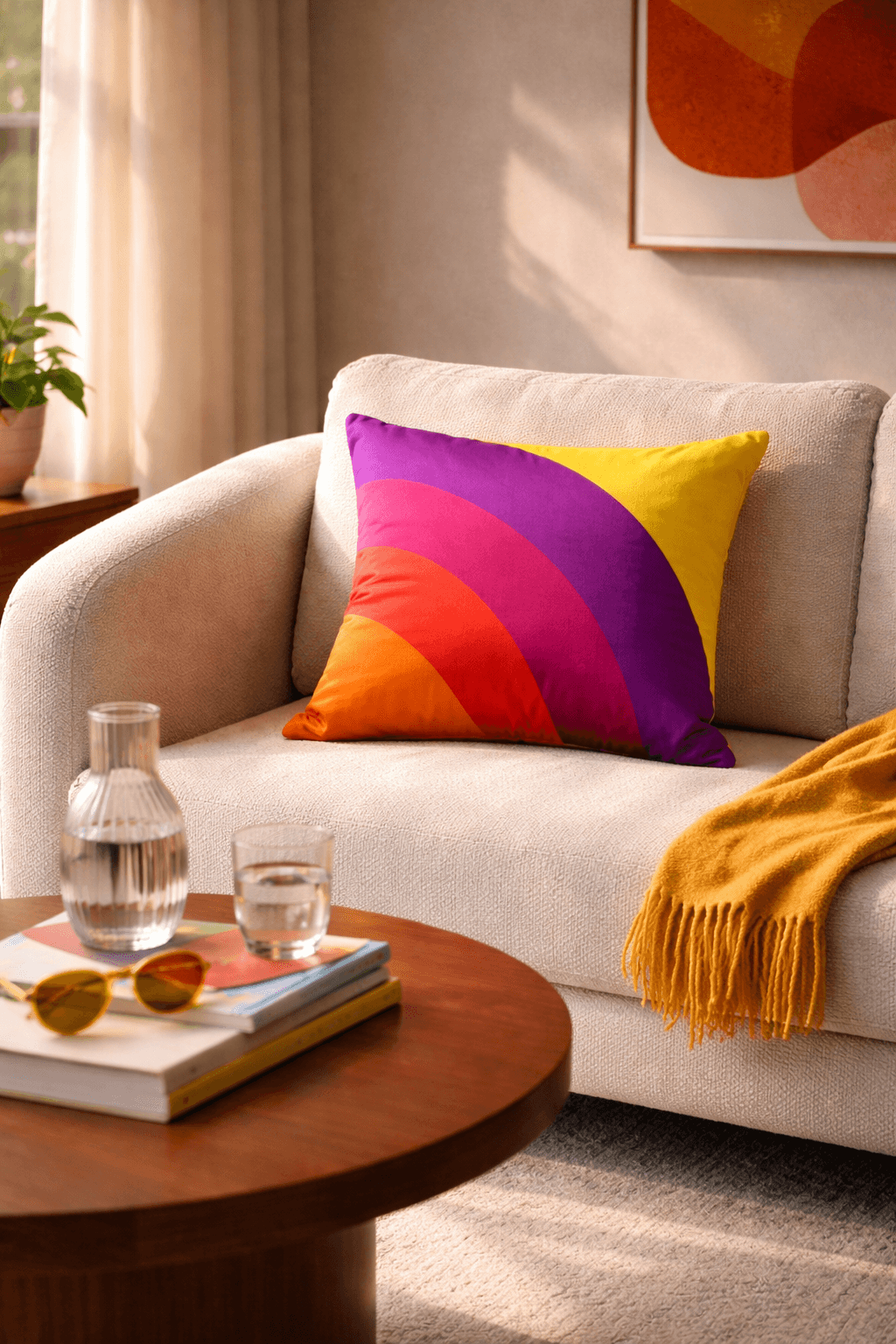 Solar Current Pillow styled