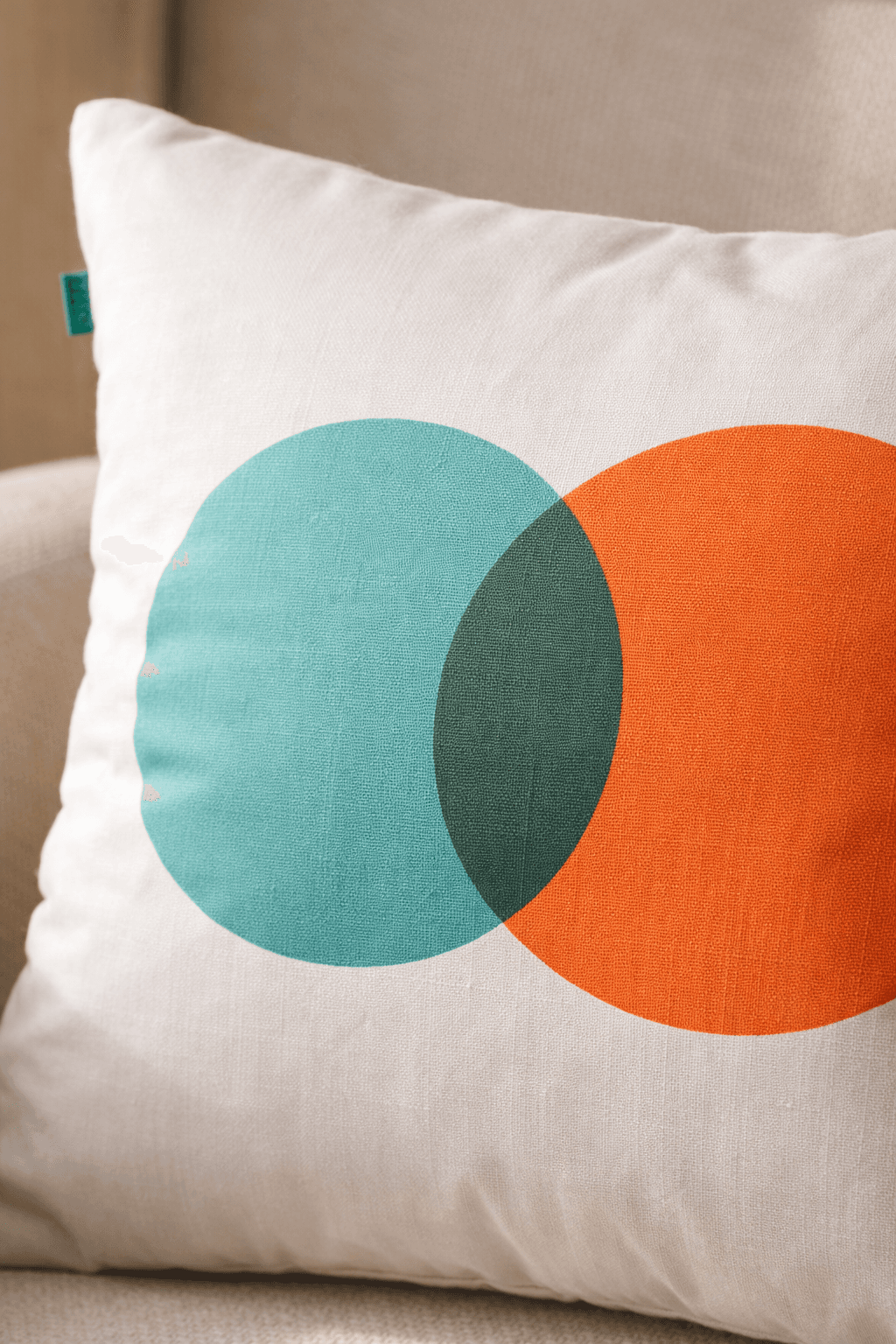 Tide Shift Pillow close up